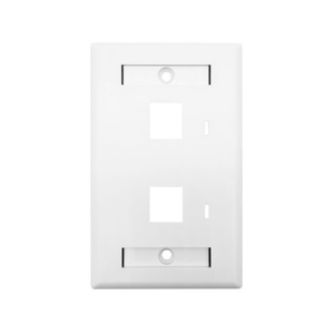 Linkbasic Two Port Faceplate 115 x 70mm