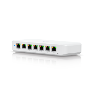 Ubiquiti UniFi Switch Ultra 8 Port Gigabit 1PoE Input 7 PoE Out 52W | USW-Ultra-60W